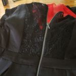 BCBGeneration BCBG Generation V Neck Lace Black ‎ Shift Dress Photo 6