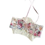Reworked Vintage Floral Quilted Strapless Corset Top š„ Multi Photo 1