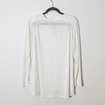 Catherine Malandrino  White Peasant Top Size Large Photo 4