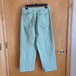 Madewell The Emmett Wide-Leg Crop Pant: Welt Pocket Edition 30 X 27 Pistachio Photo 2