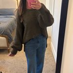 Bobeau  Textured Brown Crew Neck Sweater nwt Photo 4