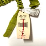 Victoria's Secret Victoria’s Secret Olive Green Silk Garter Belt – Lingerie Accessory Photo 5