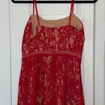 Tobi Romper Red Lace Photo 3