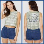 Ivory Ella  | Lily Pad Cropped Tie Dye Tank Tee XL Photo 2