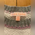 Lisa Todd Waffle Knit Cotton Long Sleeve White Size XS Photo 1