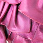 Vintage 80s Magenta Ruffle Bow Formal Mini Dress Purple Size XS Photo 8