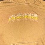 Offline by Aerie oversize Womens Hoodie Sweatshirt It's All Good beige Yellow XL Photo 1