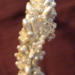 Head BRIDAL Beaded Wedding Hair  Band for Veil Photo 1