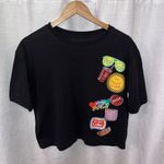 Coca-Cola  Womens/Juniors Multi Patch Graphic Tee with Short Sleeves Size L 11/13 Photo 2