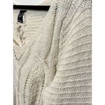Windsor White‎ Top Top Sweater Tie Back Large  Women’s Long Sleeve Winter Photo 1