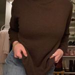 Passports soft brown turtleneck sweater Photo 0