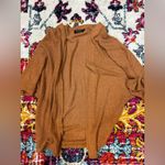 Lightweight Kimono Cardigan Loose Waffle Knit 3/4 Batwing Sleeve Brown Photo 6