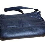 Stone & Co Black Black Distressed Leather Shoulder Bag Photo 2