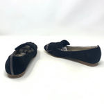 Boden Melody Suede Loafers Black & Pewter Fringe Flats Size 36 / US 5.5 Photo 6