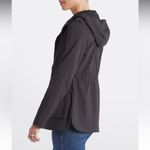 Women's Charcoal Eden Society Holly Contrast Hood Cargo Utility Jacket Photo 9