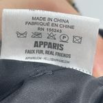 APPARIS Animal Print Leopard cheetah Faux Fur Fleece Teddy Jacket size xs Tan Photo 12