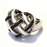 New stainless steel‎ heart ring size 8 Silver Photo 2