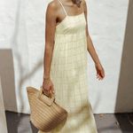 Petal and Pup Alyah Maxi Dress size Large yellow eyelet lace Photo 0