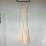 House Of CB House‎ of CB 'Felicia' Vanilla Chiffron & Lace Gown NWOT size S Photo 7