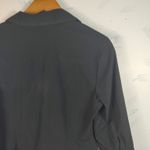 EXPRESS Stretchy Black Button Down Shirt 7/8 Photo 6