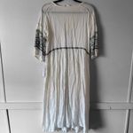 Goodnight Macaroon  Embroidered Boho Peasant Maxi Tiered Dress Button SZ M NWT Photo 2