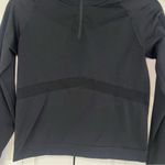 PINK - Victoria's Secret Victoria’s Secret PINK Active Long Sleeve Black Cropped Quarter Zip Size M/L Photo 2