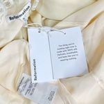 Reformation  Clarisse Silk Satin Midi Dress, Sugar, 10 (US) Photo 11