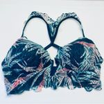 PINK - Victoria's Secret Victoria's Secret PINK‎ Date Push-up Longline Bra Size Small Tropical Multicolor Photo 4