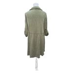 Torrid Olive Green Washed Collared Button Front Kimono Cardigan Jacket Size 1 Photo 5