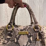 Cynthia Rowley  Snake Print Shoulder Bag with Gold Accents Photo 4