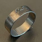 Boy and girl symbols black ring size 10.5 Photo 1