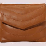 NWT The Drop Women's Rylee Quilted Belt Bag, Cognac Brown Photo 0