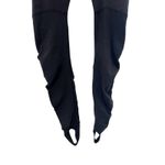 Lululemon Black Ruched Leg Stirrup Leggings Sz 6 Photo 3