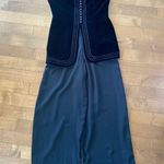 Ann Taylor Vintage Dressy Hoilday Black Velvet Vest Jumpsuit size 6 Photo 9