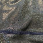 Zyia  Active All Star Sports Bra Mesh Zip Back Navy Blue Sparkle Small S Photo 4