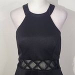 My Michelle  Black Cocktail Dress Size 11 Black Formal Skater Dress Photo 2