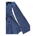 Lucky Brand Vintage  Blue Cardigan with Floral Embroidery Photo 4