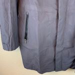 Swims women’s raincoat sz M long button down spring fall preppy career work Gray Size M Photo 4