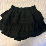 Aerie black  ruffled skirt Photo 0