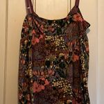 Sparkle & Fade | Floral Tank Top w/ Adjustable Straps Size Large Photo 1