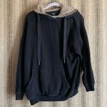 Aerie  Size Small Sweater Pullover Dark Grey Hooded Women’s Clothing Photo 0