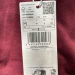 Mango MNG  Knot Front Sleeveless Midi Dress Maroon Size 6 Photo 3