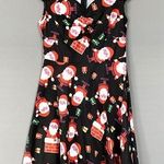 🆕 NWOT Oten Santa/Gift Box Print 50’s Style Dress Photo 0
