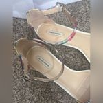 Alex Marie glitter crystal bling flower floral sandal shoes wedge heel strap 9 Photo 2