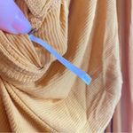 Free People  Yellow Longsleeve open back with Asymmetrical Hem and Relaxed‎ Fit Photo 4