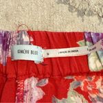 Kimchi Blue  x Urban Outfitters Floral Button-Front Mini Skirt in Red Size Small Photo 6