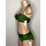 Robin Piccone New.  basil green bikini. M-top/S-bottom. Retails $186 Photo 7
