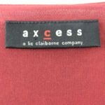 Axcess Y2K Orange Red Retro Floral Paisley Butterfly Babydoll Blouse Small Photo 5