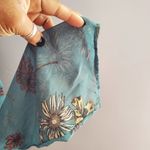 Love 21 Green Sheer Floral Open Lightweight Jacket M Photo 4