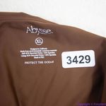 NEW Abysse‎ x free people Benson high waisted bikini bottoms in dark brown, XL Brown Photo 7